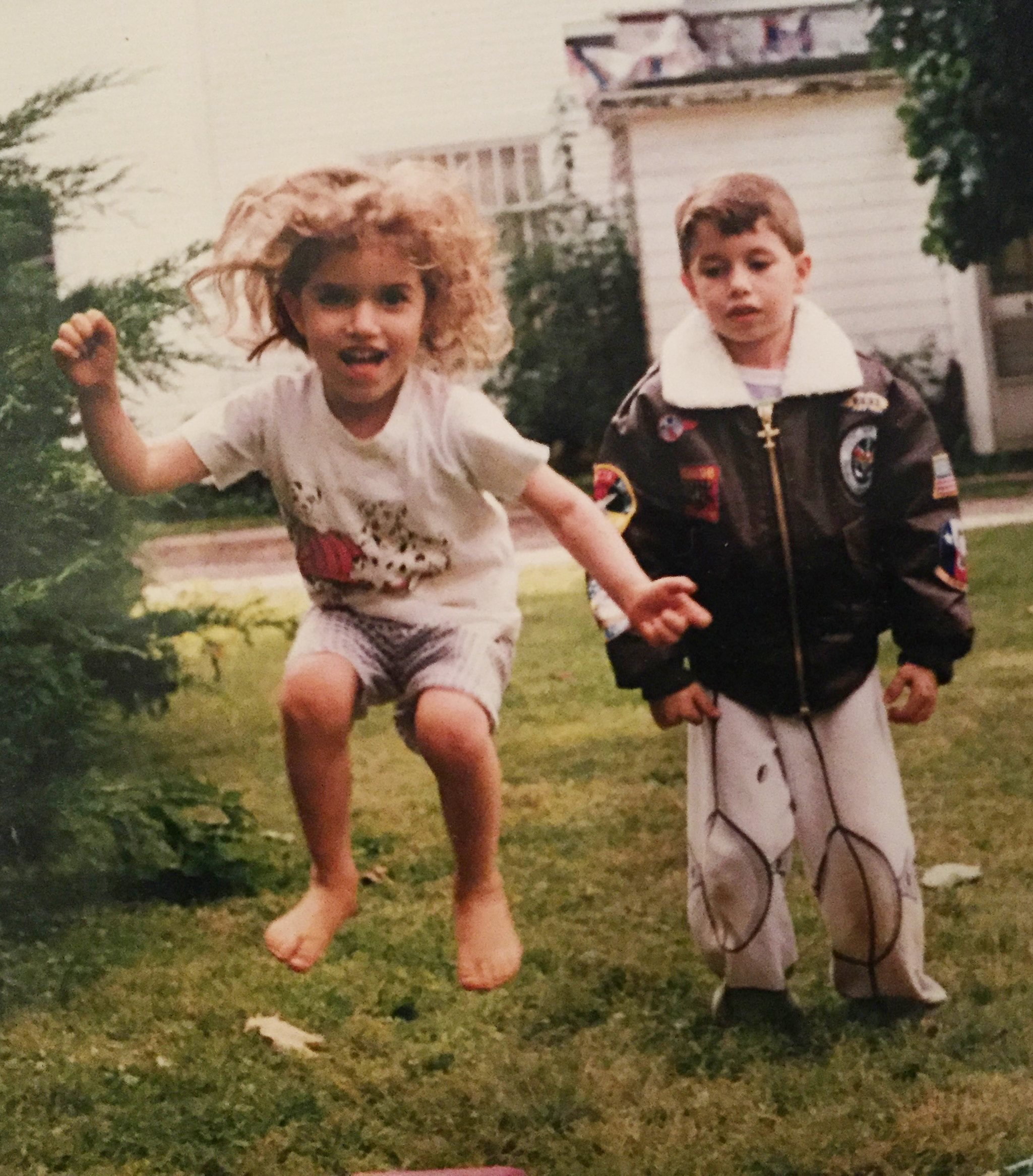 Victoria with her brother Josiah
